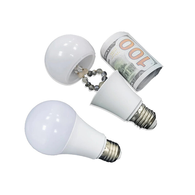 Secret Light Bulb Home diversion stash Can、隠しコンパートメント、セーフコンテナ、スポット非表示、隠しストレージ