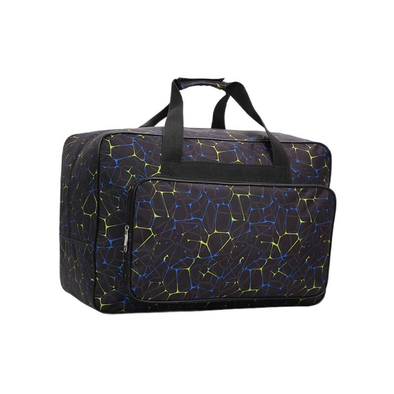 다기능 재봉틀 보관 가방 먼지 커버 핸드백, 거치대 파란색