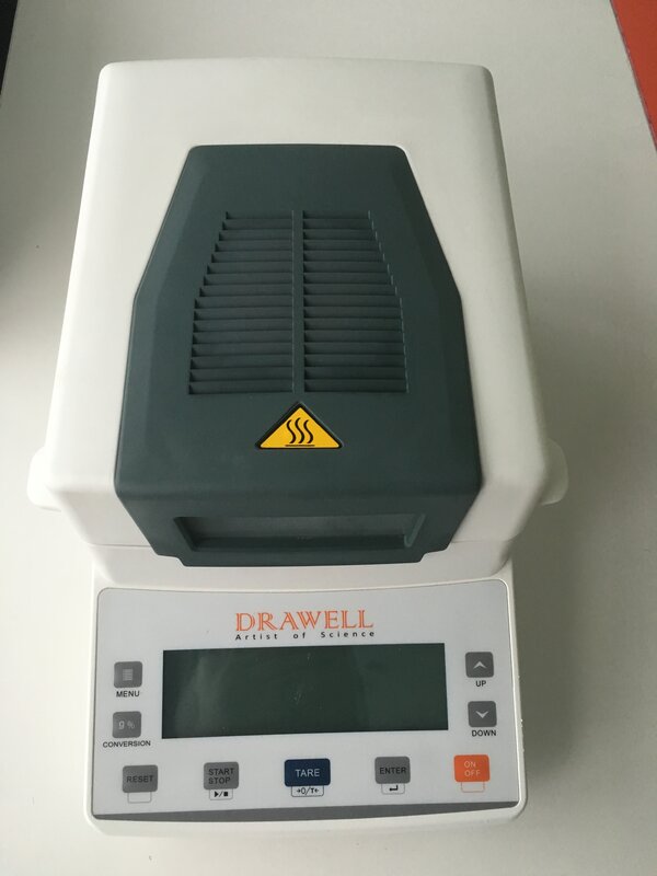Heiße Förderung Drawell DW-110MW Holz Halogen Feuchtigkeit Meter Analyzer