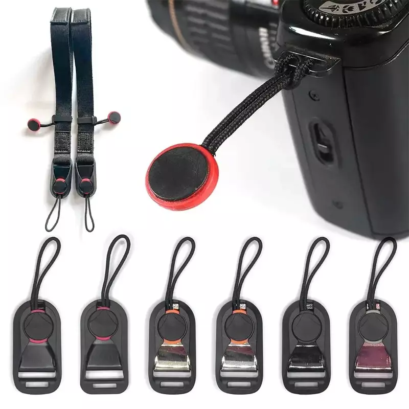 1PC fibbia per fotocamera tracolla piastra a sgancio rapido adatta per DSLR Micro fotocamera singola fibbia di trasferimento serie colorata