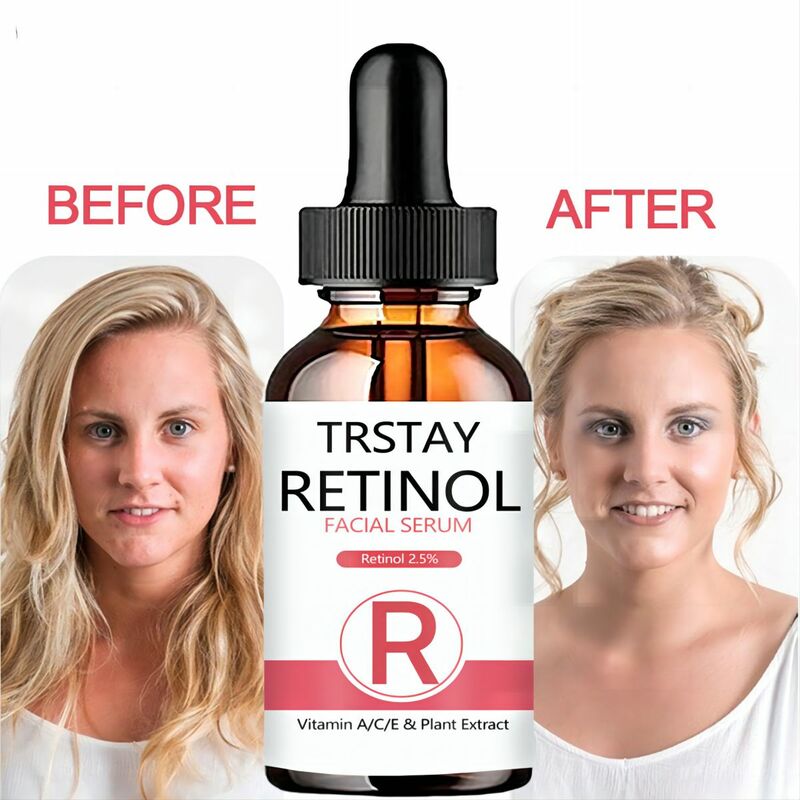 Ретинол, сыворотка для лица 2.5% с гиалуроновой кислотой, против морщин, отбеливание, увлажнение с осветляющим эффектом Retinol Essence, уход за кожей