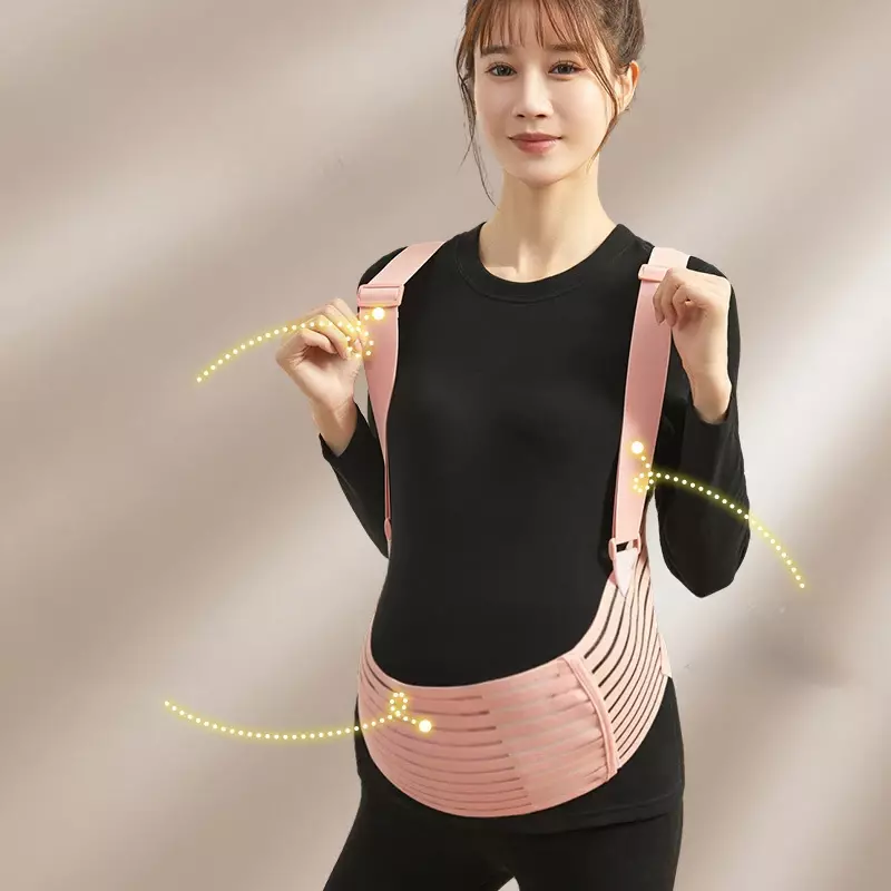 Women's Health Back Abdomen Brace Shoulder Strap Care Belt Strap For Gravida Protect Waist Abdominal Breathable Prenatal Gift