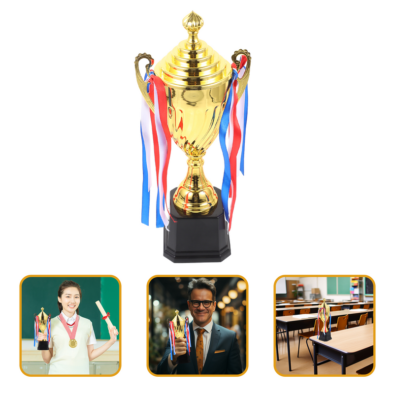 Trophée d'épicerie de compétition de réunion sportive, Trophées en métal pour événements scolaires