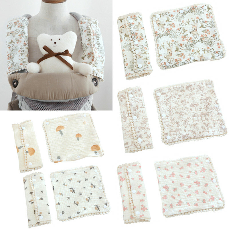 2Pc Baby Safety Auto Gordel Covers Baby Sling Schouderband Cover Pad Baby Kinderwagen Anti-Wurging Gordel Cover Accessoire