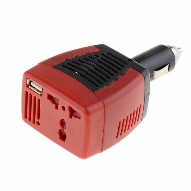 1pcs Cigarette Lighter Power Supply 150W 12V DC To 220V AC Car Power Inverter Adapter with USB Charger Port
