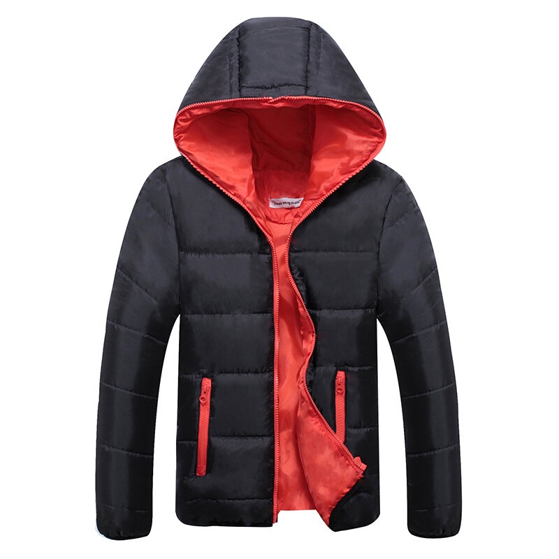 2023 new autumn and winter men's hooded casual two-color padded jacket plus size jacket men's padded jacket