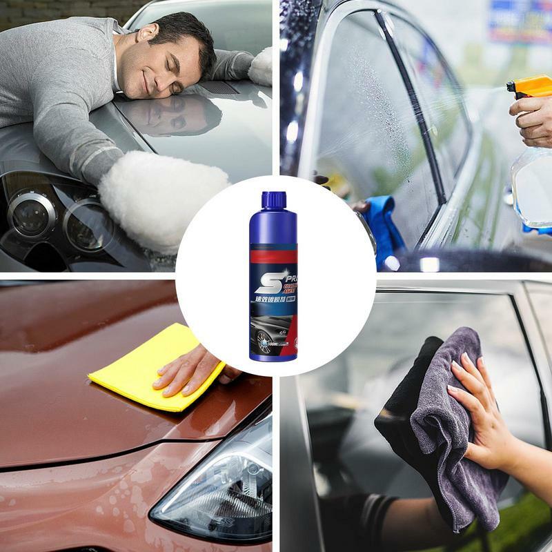 Car Nano revestimento cerâmico Spray, Auto polimento pulverização de cera, Car Paint Scratch Reparação Remover, 500ml, 3 em 1
