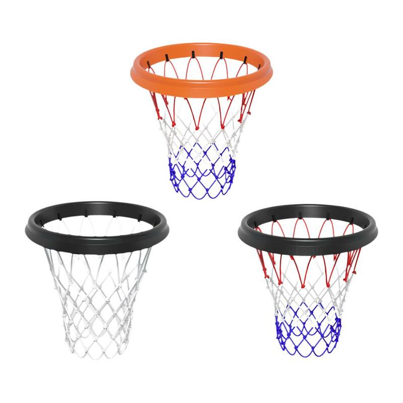 Marco de red de baloncesto portátil de PU, accesorios para interiores y exteriores, Red de baloncesto profesional extraíble, baloncesto portátil I8G3