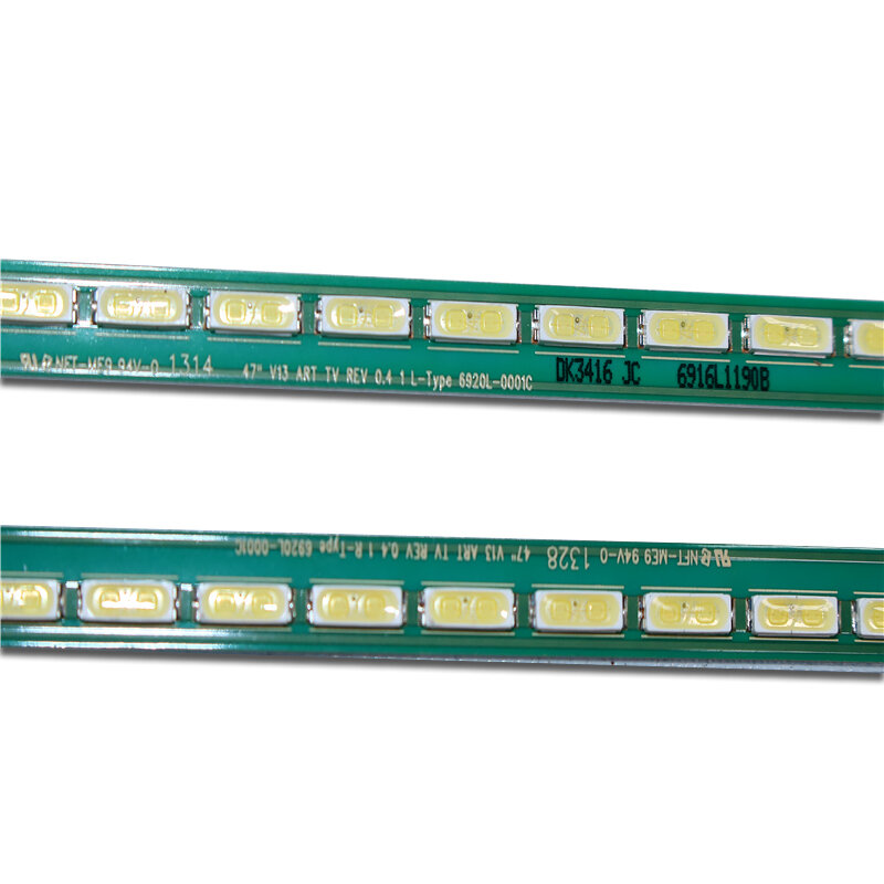 New 63LED 517mm LED Backlight Strip  47" V13 ART TV REV 0.4 1 L+R-Type 6920L-0001C for LG 47LA660S 47LA690S 47E700S 47LM6700E