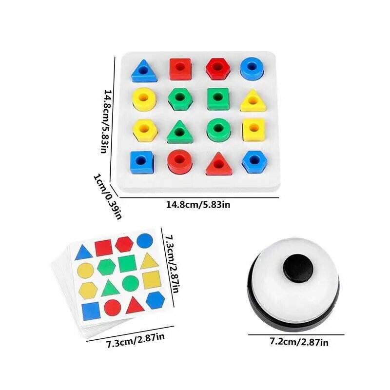 Forma Puzzle per bambini giochi di Puzzle forma Puzzle forme geometriche forme colorate bordo per i più piccoli giocattoli Montessori compleanno