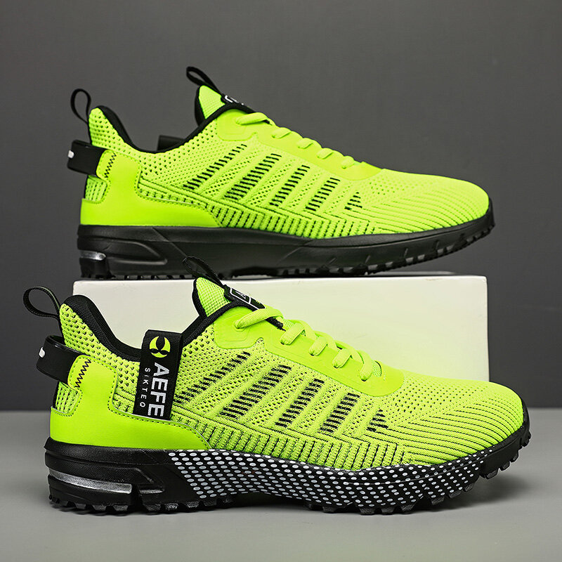 New 2024 Men Running Shoes Breathable Outdoor Sports Shoes Lightweight Sneakers for Men Comfortable Athletic Training Footwear