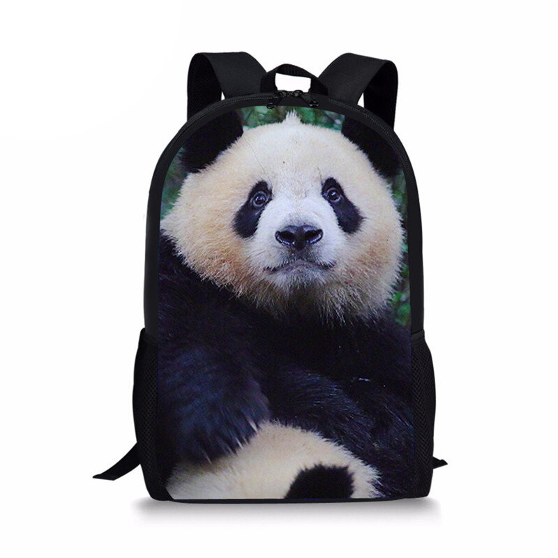Tiere 3d Panda Print Rucksack Jungen Mädchen Schult aschen Grundschüler Rucksack Kinder reisen Schult aschen 16 Zoll