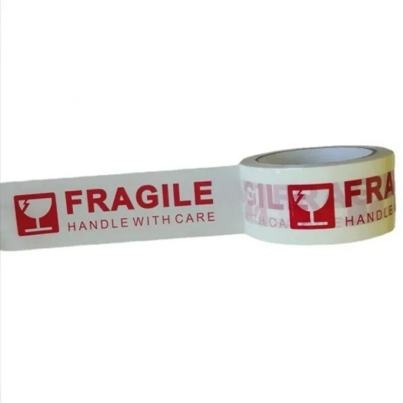 Prodotto personalizzato nastro da imballaggio fragile nastro adesivo per imballaggio di pacchi con scatola di sicurezza con logo