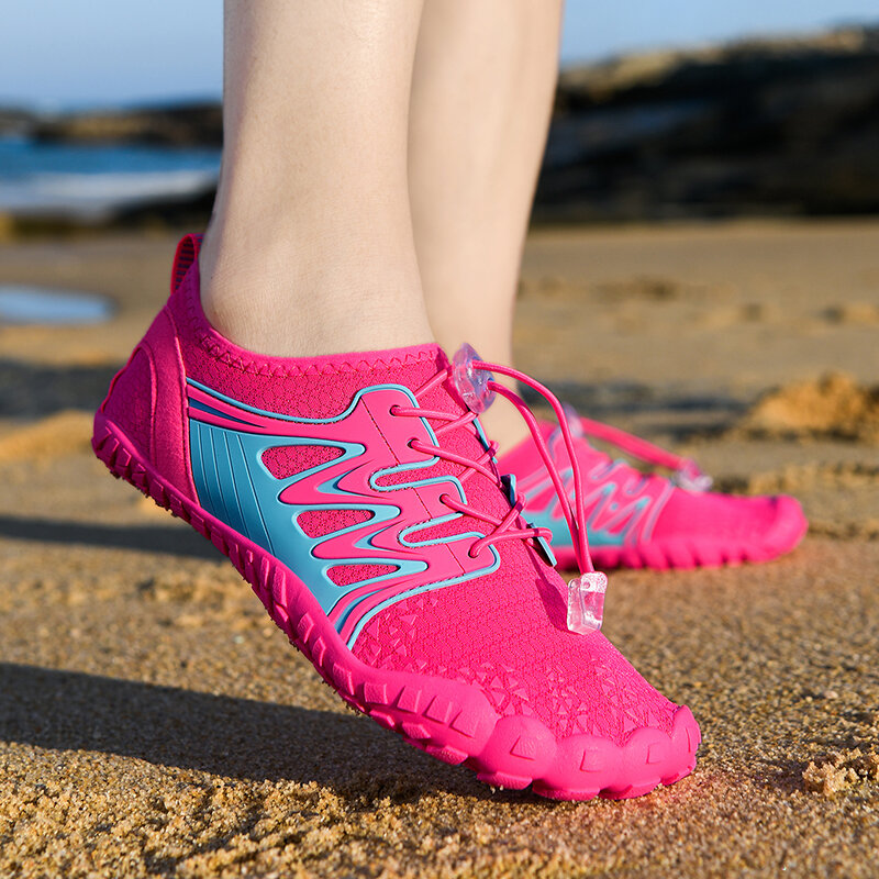 Nova esteira de cinco dedos sapatos especiais para homem e mulher ao ar livre praia wading sapatos de fitness indoor yoga sapatos 35-46 #