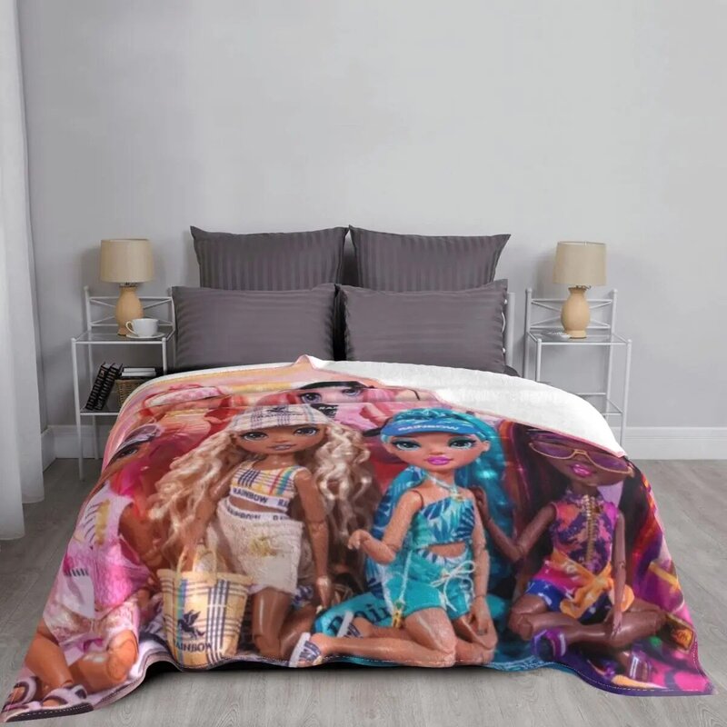 Jogue cobertor para cobertores finos, arco-íris, Costa Central alta, Grupo Arte