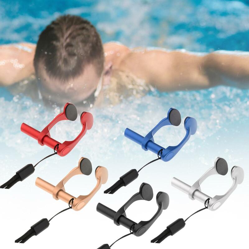 Swim Nose Clips Set com alças ajustáveis, atividades aquáticas