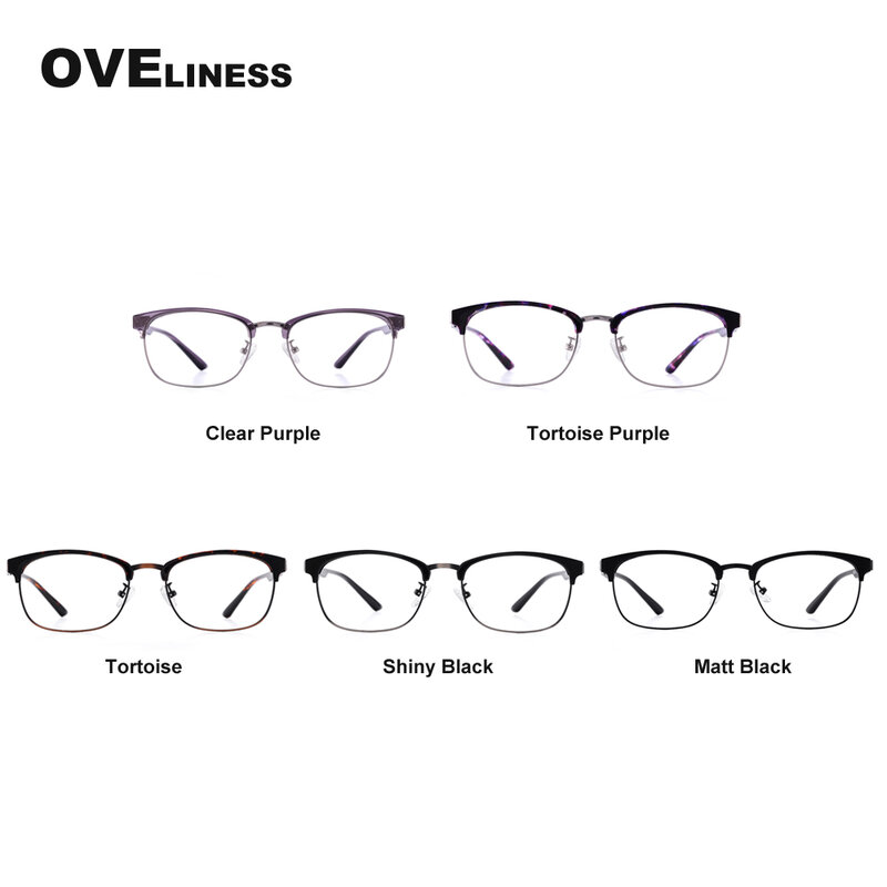 2022 Kacamata Perempuan Bingkai Kacamata untuk Wanita Pria Optik Komputer Miopia Kacamata Resep Korea Retro Bingkai Kacamata