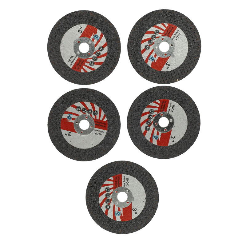 5pcs Mini Cutting Disc Circular Resin Grinding Wheel 75mm For Angle Grinder Sheet Steel Stone Sanding Disc Polishing Bit Tools