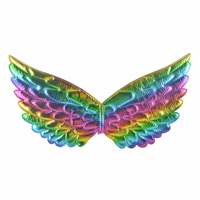 أجنحة الفراشة الملونة تأثيري الدعائم ، أجنحة الملاك قزم ، فستان حفلة موسيقية حتى الدعائم ، 40x20cm