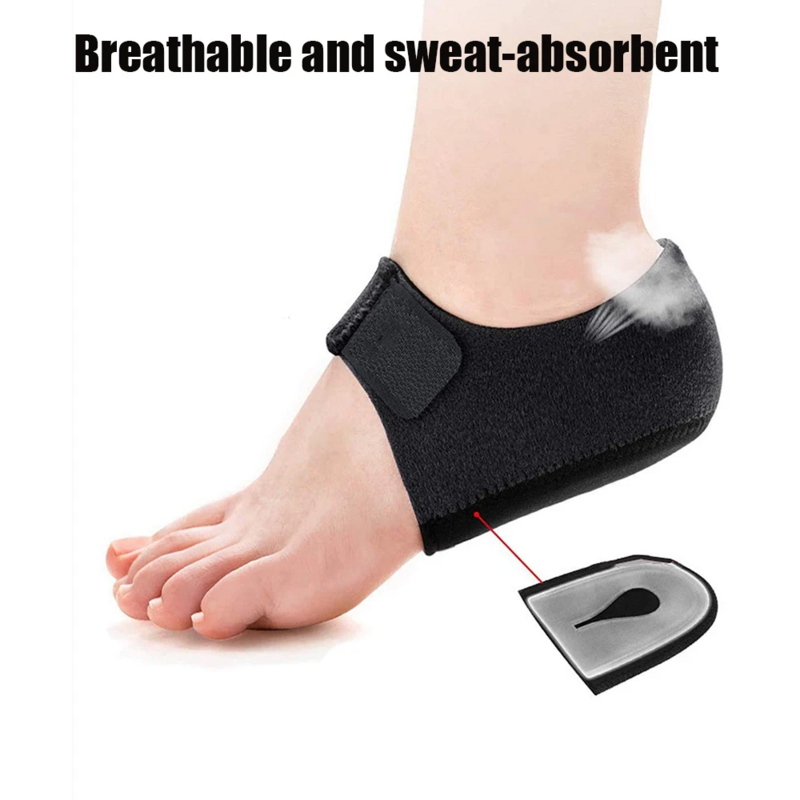 Żel silikonowy nakładka na piętę amortyzator amortyzujący wkładki do butów do zapalenia powięzi podeszwy ostrogi nawilżające wkładki ochronne do pielęgnacji stóp