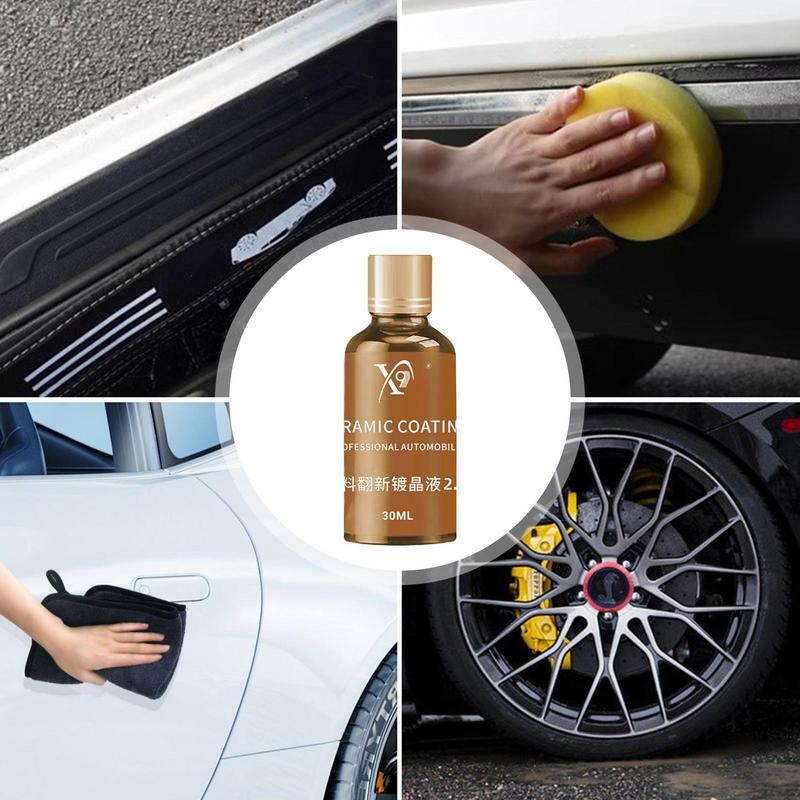 Revestimiento de embellecedor para coche, líquido de restauración de coche fácil de usar, restaurador de embellecedor líquido de larga duración, 30ml