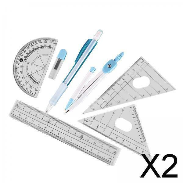 2-4 Pak Kompas Kompassen Pen Set Potlood Voor Studie Kantoorbenodigdheden Tekening