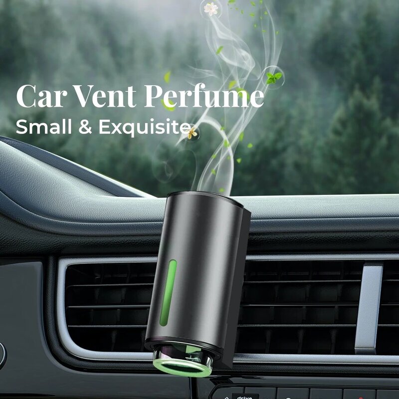 Personalized Fashion Car Perfume Alloy High-Grade Car Fragrance With Essential Oil Air Vent Freshener Car Interior Accessories
