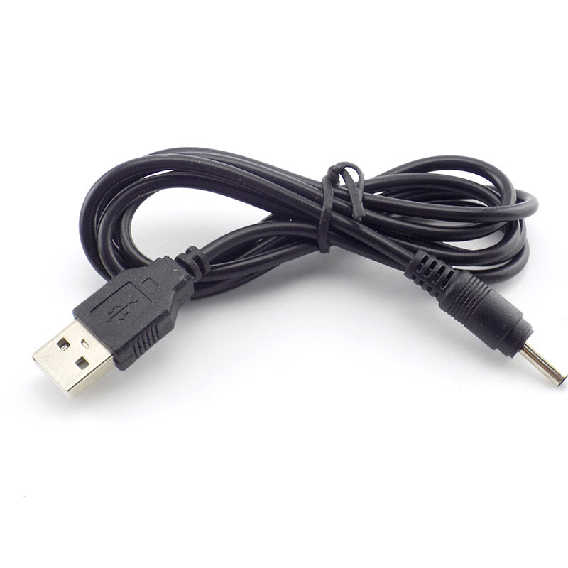 3.5mm Mirco kabel do ładowania USB ładowarka zasilacza sieciowego DC latarka do lampa czołowa latarka 18650 akumulator