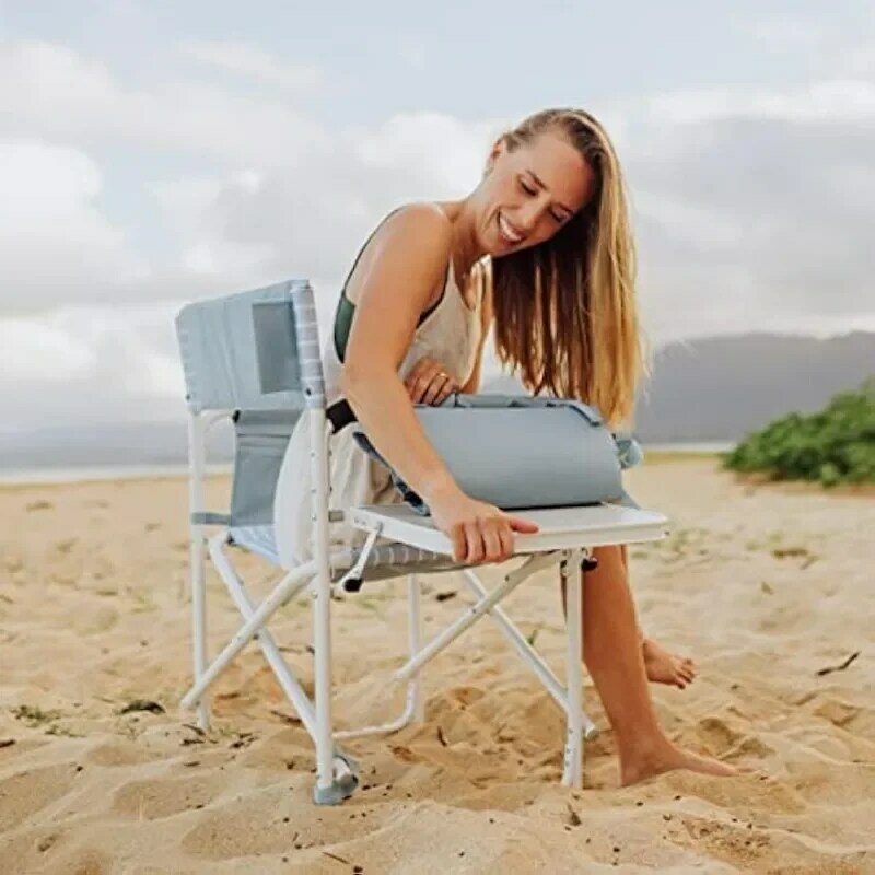 Oniva-a Picknick zeit Marke Outdoor Directors Stuhl mit Beistell tisch-Strandkorb für Erwachsene-Campings tuhl mit Tisch