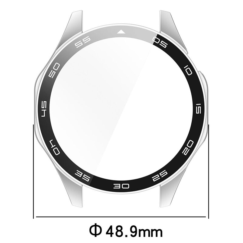 Защитный чехол из поликарбоната и стекла для Huawei Watch GT4 46 мм, полноэкранный защитный чехол-бампер