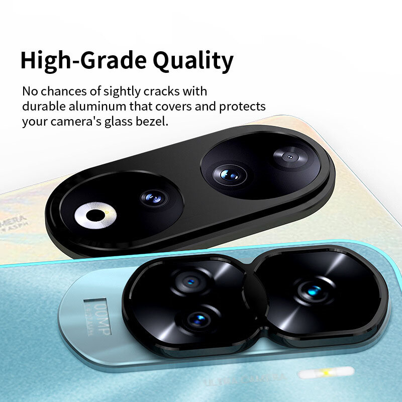 Rear Camera Lens Ring Cover For Honor 90 Lite Honor90 Metal Phone Len Protective Film