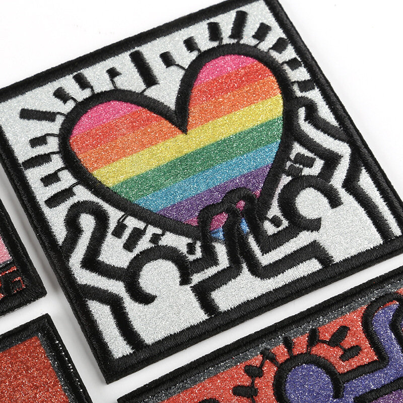 2024 Nieuwe Borduurpatch Diy Artistieke Sticker Zelfklevende Badges Strijken Op Patches Kleding Hoeden Koffer Embleem Stof Accessoires