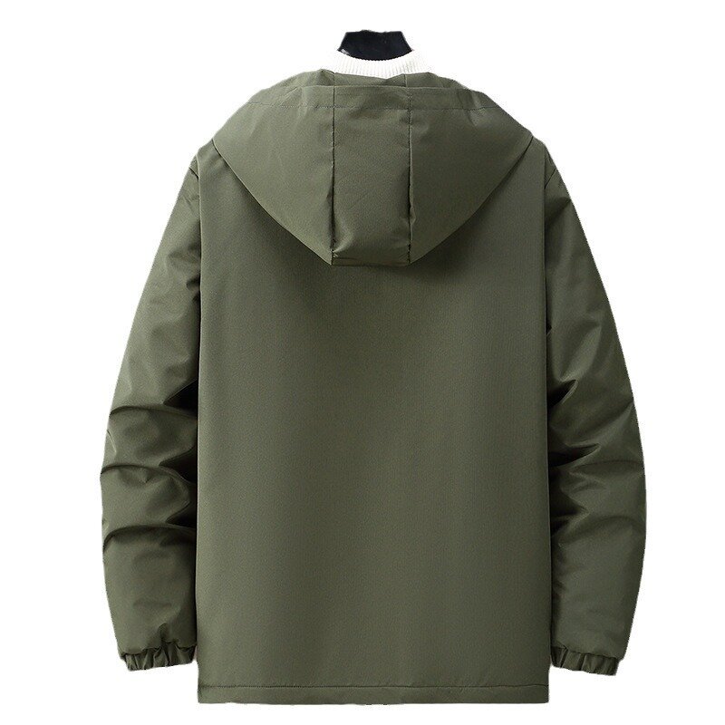 Men Oversized Loose Windbreaker Jacket Autumn Winter Cotton Thickened Warm Outdoor 190kg 12XL 11XL 10XL