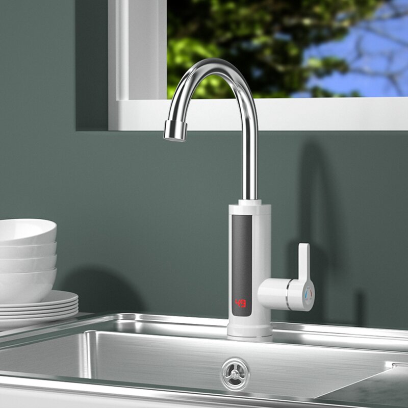 Momentane digitale anzeige elektrische küche und bad schnell heizung heizung wasserhahn RX-011