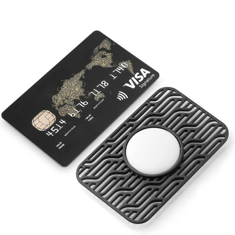 Caso portátil para o ar tag tracker protetor cartão de crédito tamanho do cartão compatível com etiqueta de ar para carteira caso de cartão bolsa mala