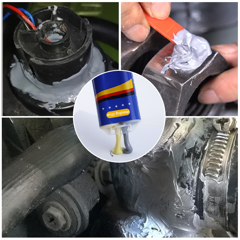 New AB Casting Repair Glue High Temperature Resistant Liquid Metal Welding Filler Metal Repair Glue for Metal Casting Defect
