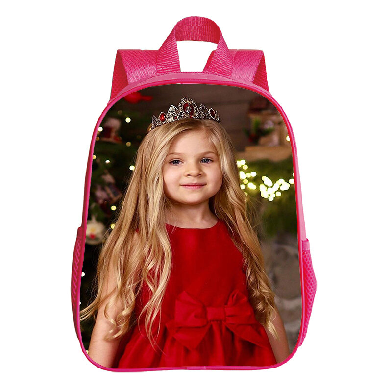 여아용 핑크 학교 배낭, 다이아나 쇼 인쇄 유치원 학교 가방, 3-6 세 아동 책가방, 미취학 유아 배낭