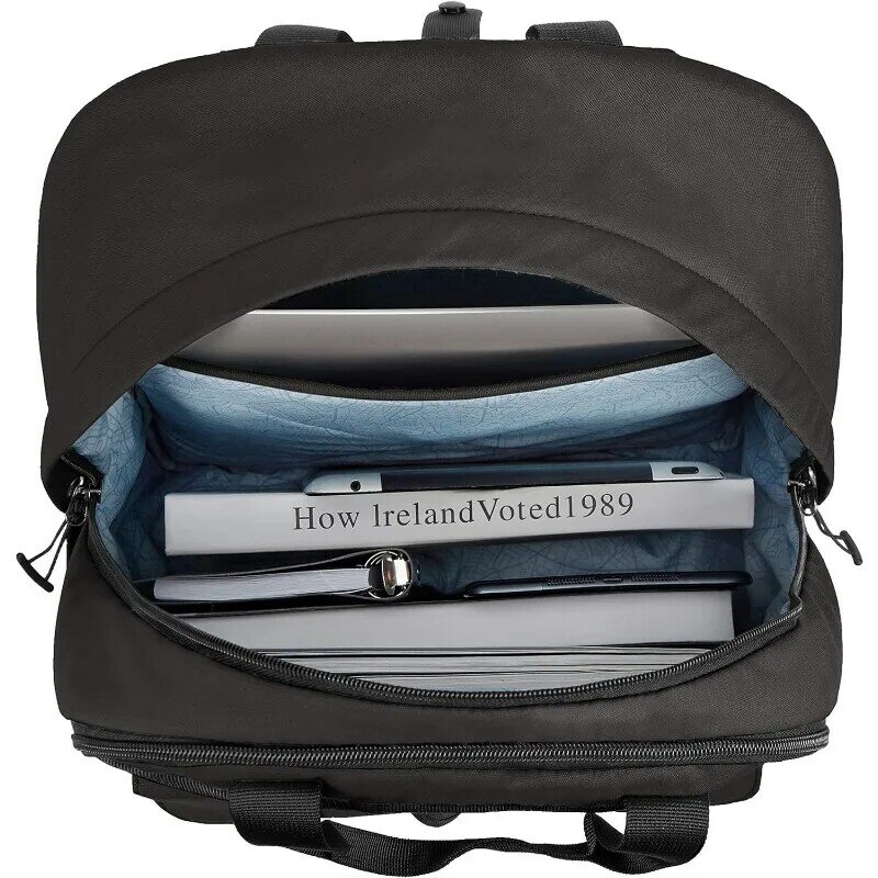 Travelon Sustainable-Anti-Theft-Large Backpack, Black, One Size