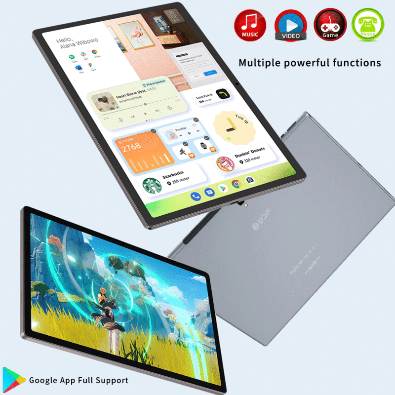 Globale Versie Originele M40 Plus Tablet Android 12 8Gb 512Gb 14 Inch 10000Mah 5G Dual Sim Telefoongesprek Gps Bluetooth Wifi Tablet