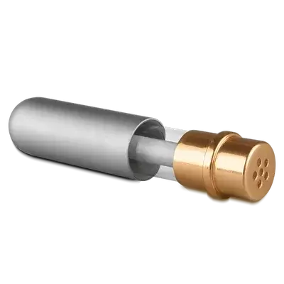 1pc 5ミリリットル色のアルミ鼻吸入器高品質白の綿芯アロマ金属の吸入器エッセンシャルオイル