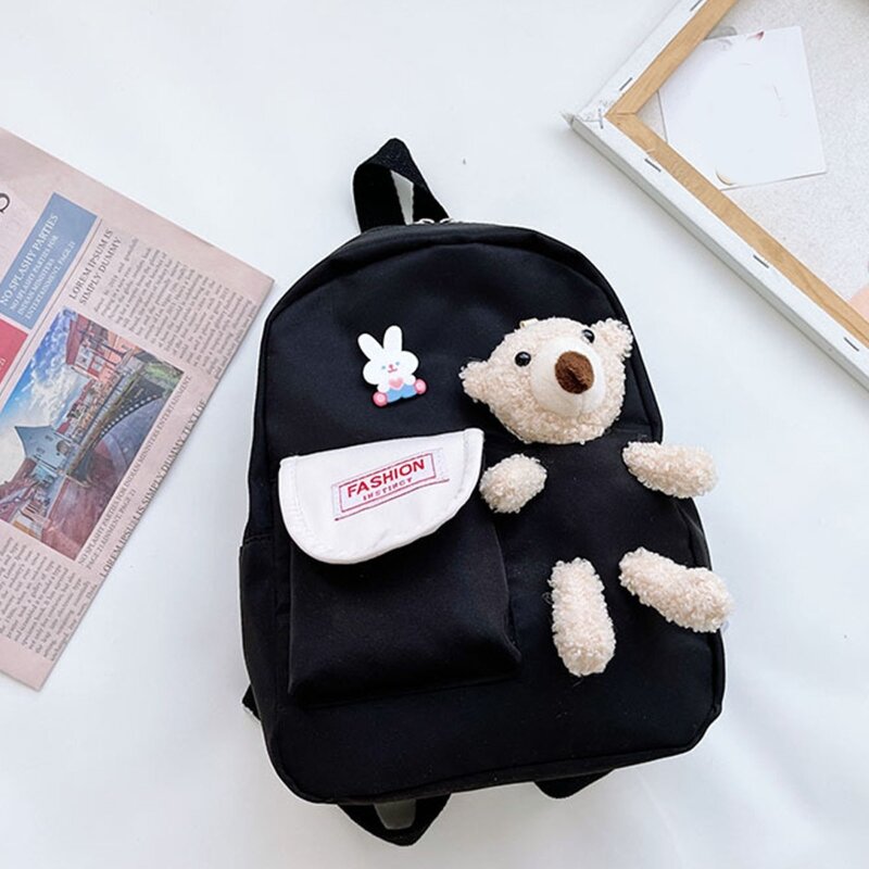 حقيبة مدرسية على شكل لعبة الدب الكرتوني للفتيات اللطيفة للأطفال، حقائب مدرسية لرياض الأطفال، حقائب ظهر للأطفال، حقائب كتب حقيبة
