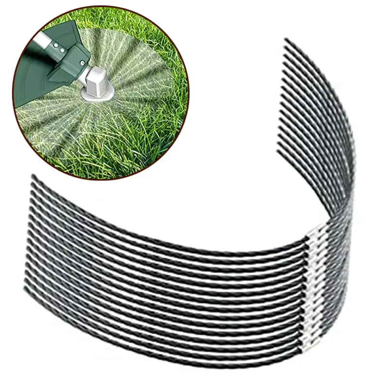 39cmx3.5mm Grass Trimmer Line Wire Rope Cord Brush Cutter Spool Thread For Bosch F016800431/F016F04841 Lawn Mower Accessory