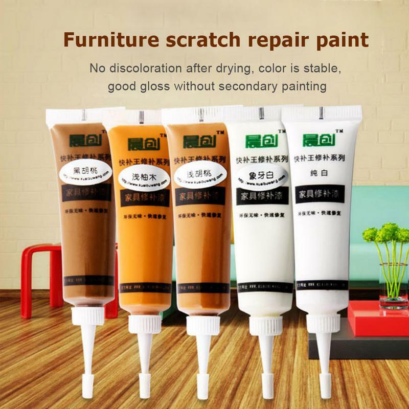 Furniture Repair Cream Solid Wooden Furniture Repair Paint Refinishing Paste Wood Paint Scratch Repair Paste For Doors Floor