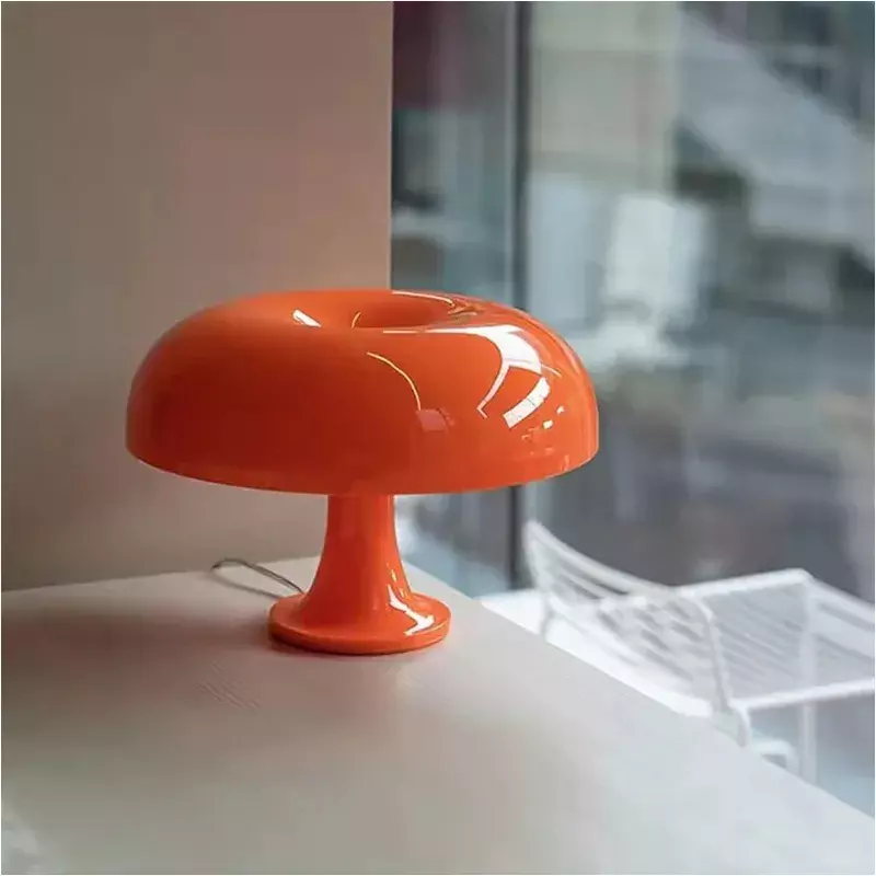 Creativity USB Led Mushroom Table Lamp for Hotel Bedroom Bedside Living Room Decoration Lighting Modern Minimalist Desk Lights