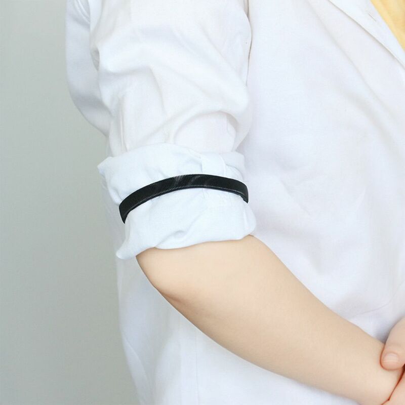 Braçadeira de argola elástica antiderrapante hold ups pulseira pulseira sudário anel banda braço camisa manga titular