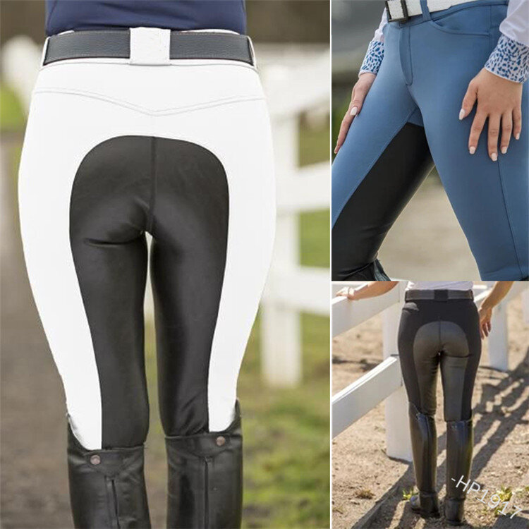 Spodnie damskie czarne spodnie damskie z wysokim stanem klasyczne spodnie biodrowe damskie casual elastyczne europejskie arystokratki spodnie jeździeckie średniowieczne