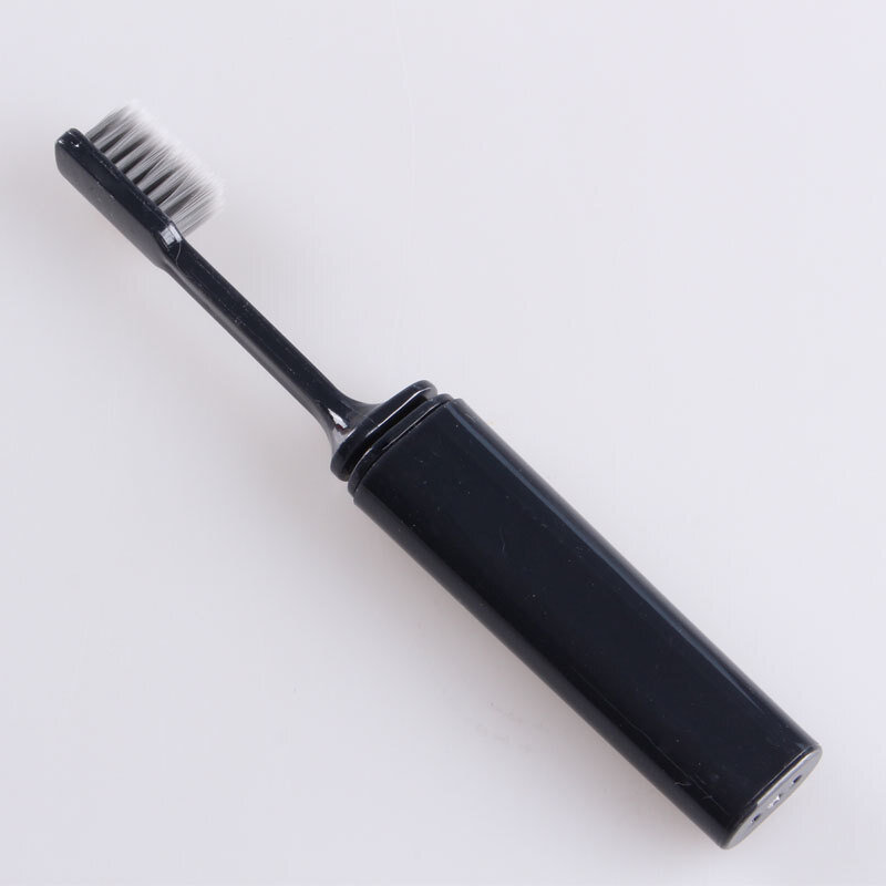 1 шт., Складная зубная щётка с бамбуковым углем
