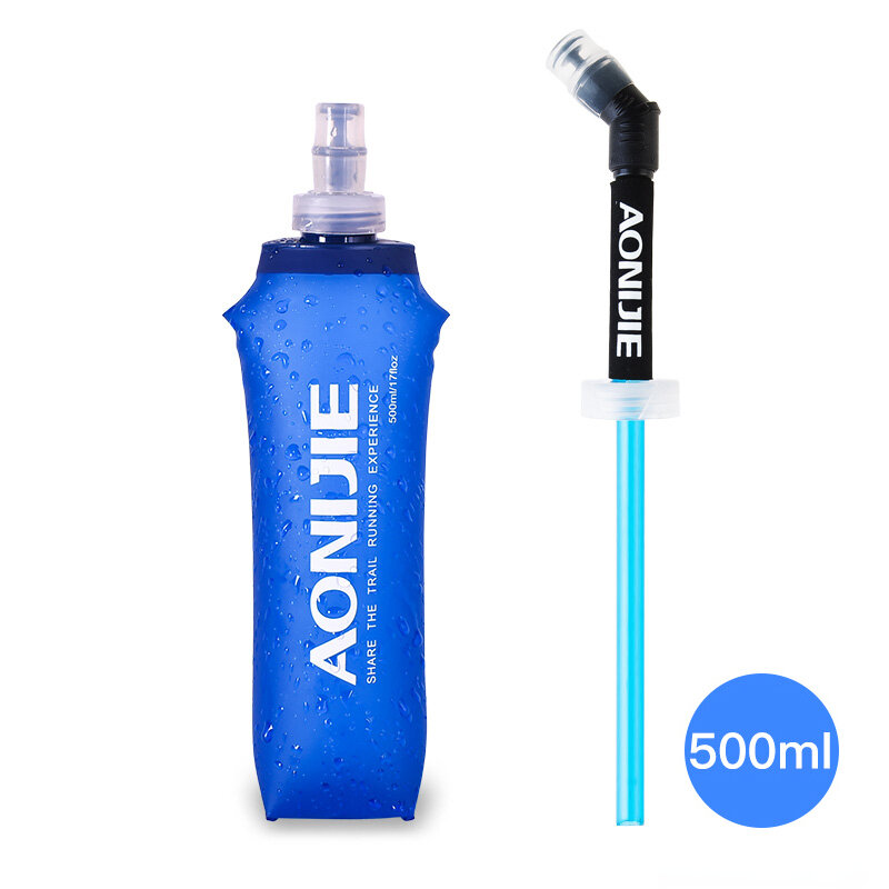 AONIJIE SD09 SD10 250 мл 500 мл мягкая фляжка Складная складная бутылка для воды ТПУ не содержит Бисфенол А для бега гидратационная сумка поясная сумка жилет