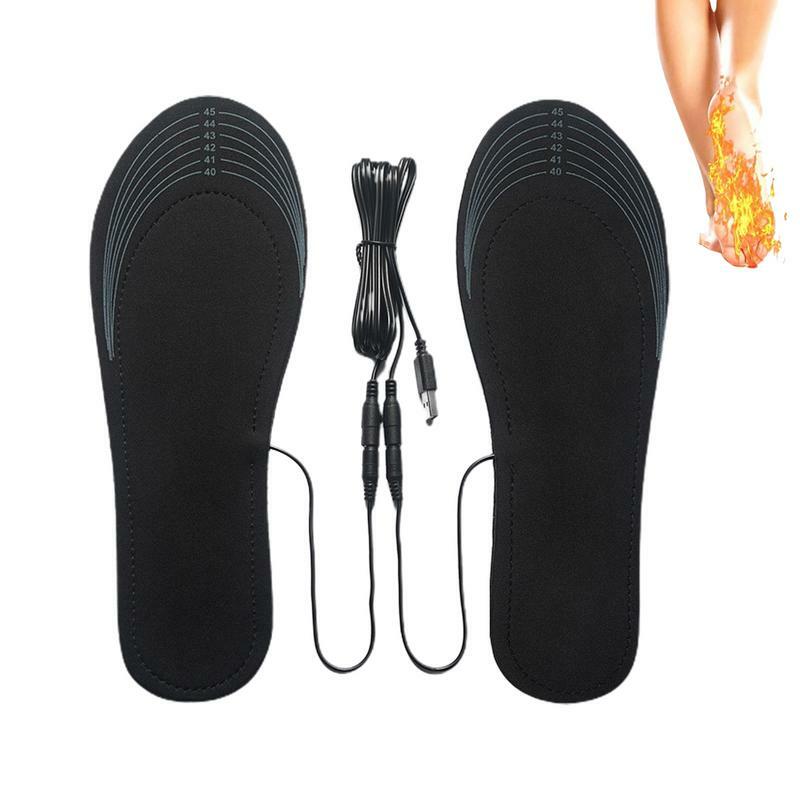 Heated Insoles Electric Heated Shoes Boots Inserts Thermal Insoles Electric Foot Warmer Insoles Winter Foot Warmers For Outdoor