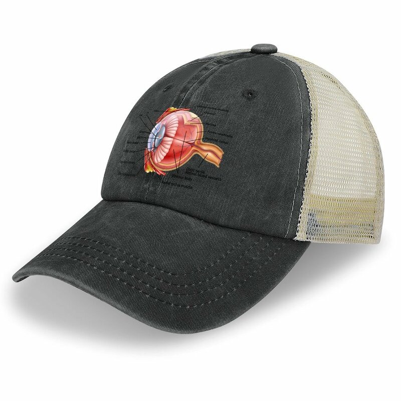 Labeled Eye Anatomy Cowboy Hat Military Tactical Cap Hat Baseball Cap tea Hat New In The Woman Men's